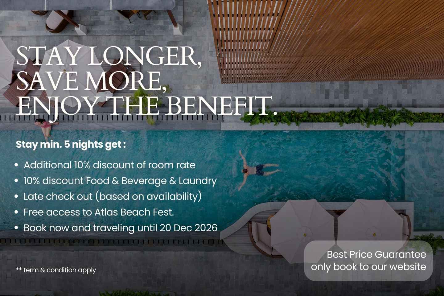 Stay longer more save